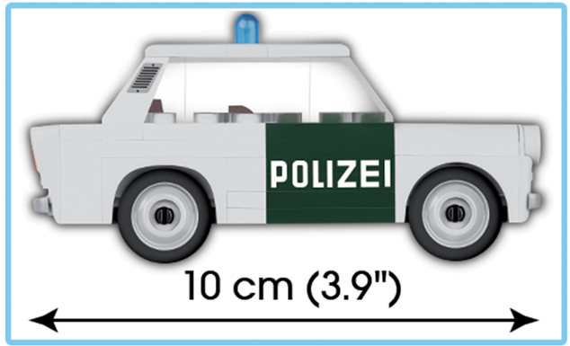 Cobi 24541 Youngtimer Trabant 601 Polizei  1:35