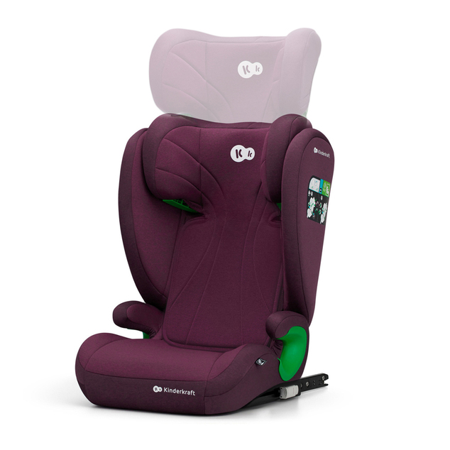 KINDERKRAFT Asiento de coche Junior Fix 2 100-150 cm Cherry Pearl