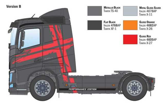 Model Kit truck 3967 - Volvo FH Low Roof (1:24)