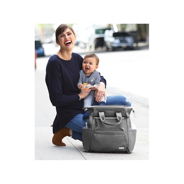 SKIP HOP Wickeltasche / Rucksack Mainframe Charcoal