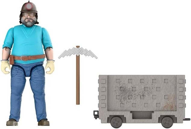 Minecraft filmový Steve a vozík