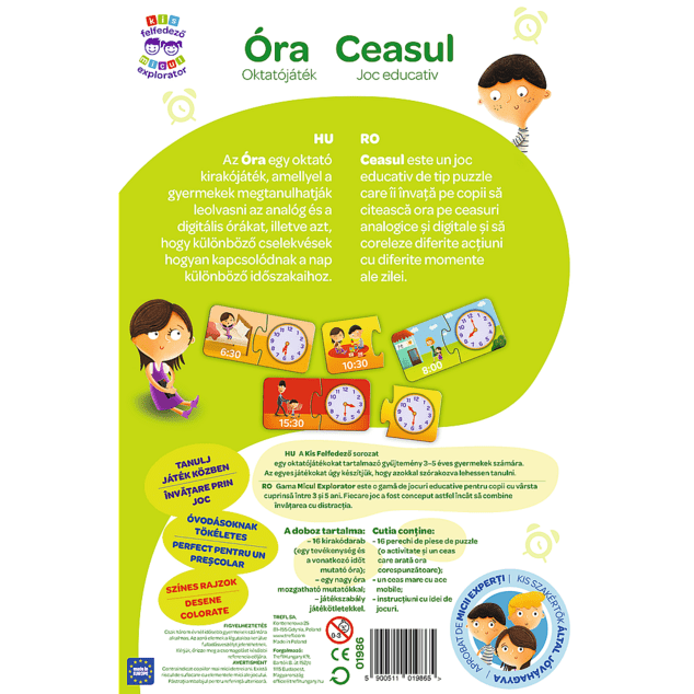 Trefl Micul descoperitor: Ore / HU, RO