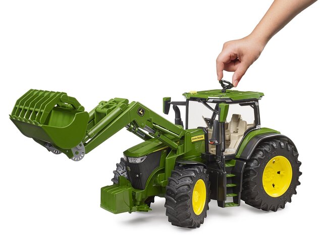 Bruder Farmer Traktor John Deere s predným nakladačom