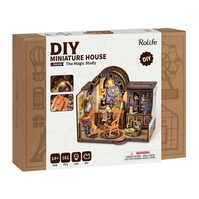 RoboTime Miniatúra domčeka Čarodejova pracovňa