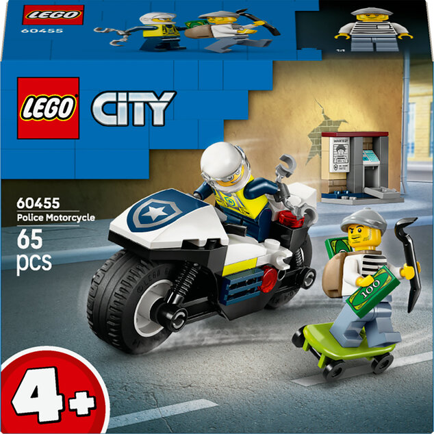 LEGO® City 60455 Urmărire pe motocicleta de poliție