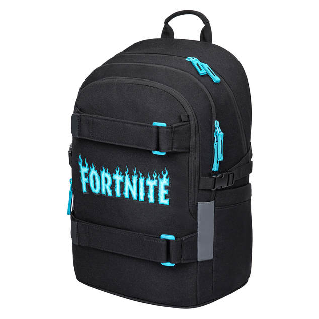 BAAGL Iskolai hátizsák Skate Fortnite Blue GRS