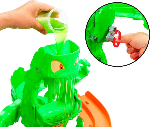 Mattel Hot Wheels Monster Trucks Mutant Chaos Slime petlja