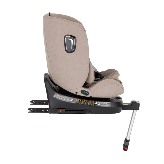 PETITE&amp;MARS Столче за кола Twistguard Pro i-Size Tan Brown Air 40-150 cm(0-36 kg)