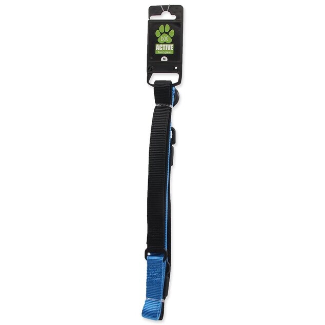 Vodítko Active Dog Bungee Neoprene M modré 2x120cm