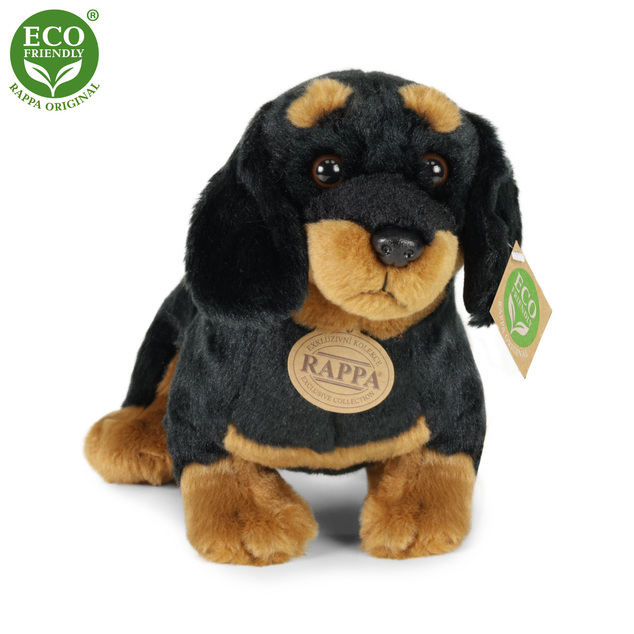 Plyšový pes jazvečík sediaci 30 cm ECO-FRIENDLY