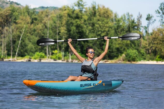 Bestway 65180 Nafukovací kajak Hydro-Force™ Surge Elite™ X1, 312 x 94 x 30 cm