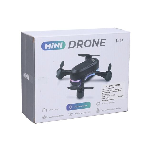 Dron skladací do ovládača s WIFI kamerou 720p RC na diaľkové ovládanie 9x9x4 cm