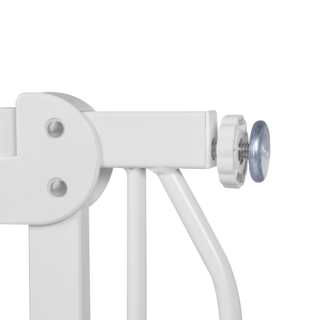 LIONELO Barrière de sécurité pour enfants Truus Slim White Natural 75-105 cm