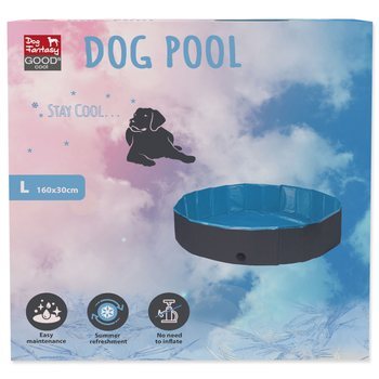 Piscină Dog Fantasy rotundă 160x30cm