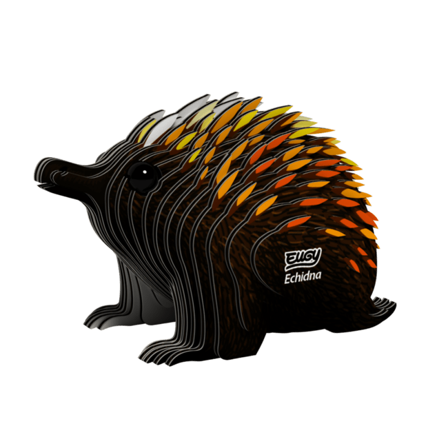 EUGY Echidna puzzle 3D in cartone