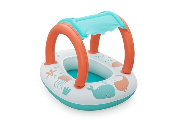Bestway Aufblasbares Boot mit Sonnendach, 84x67 cm
