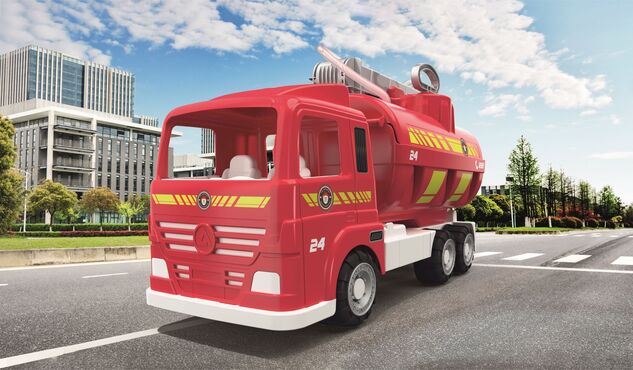 Androni Heavy Trucks camion dei pompieri con pompa funzionante e ruote gommate