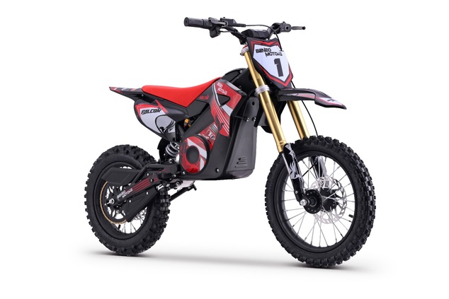 Motocross elettrico per bambini e adolescenti Beneo Motors Falcon rosso - 1600W