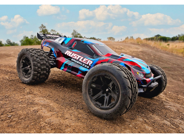 Traxxas Rustler 1:10 VX3 RTR čierny