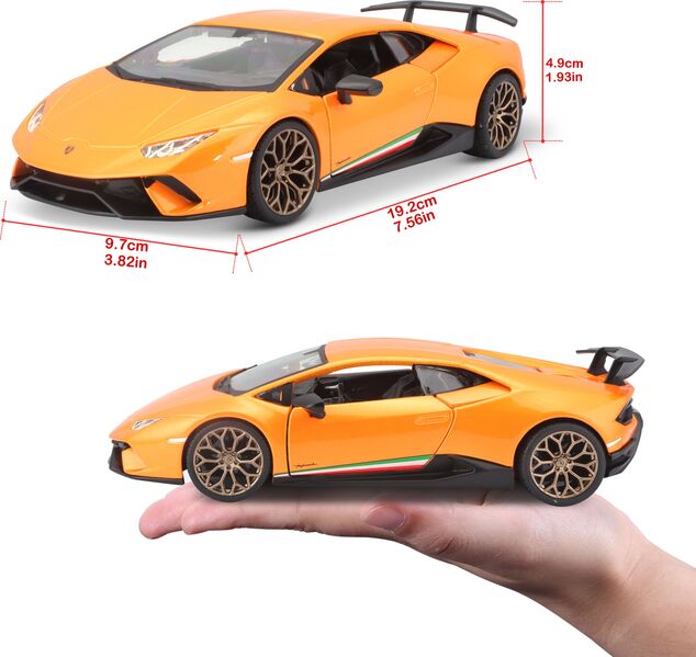 Bburago 1:24 Plus Lamborghini Huracan Performance Orange
