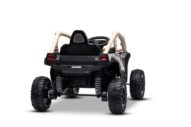 Elektrické autíčko Kawasaki TERYX KRX 1000 12V, khaki, jednomiestne, odpružená zadná nápra