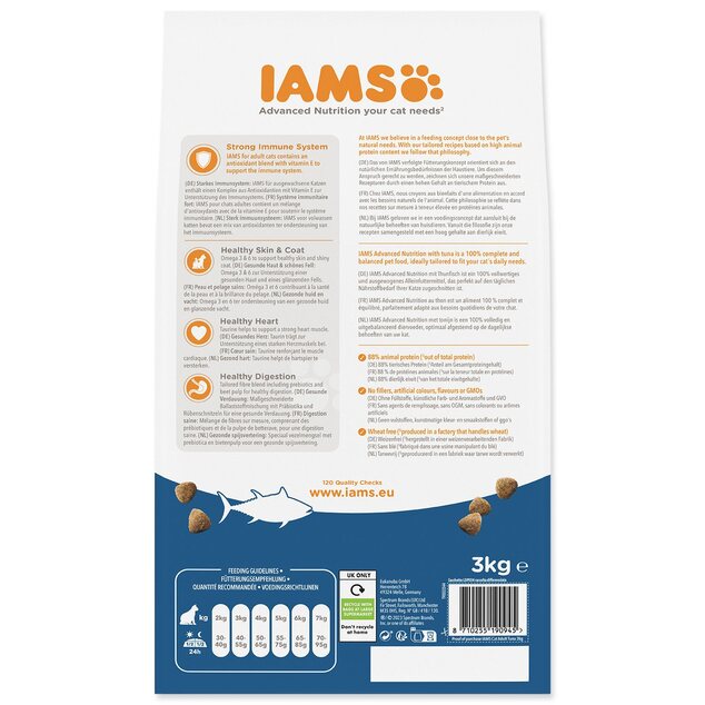 Krmivo IAMS Cat Adult tuna 3kg