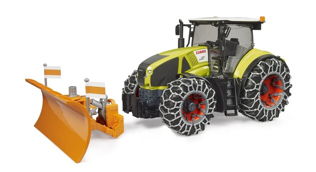Bruder Traktor CLAAS , radlica na sneh