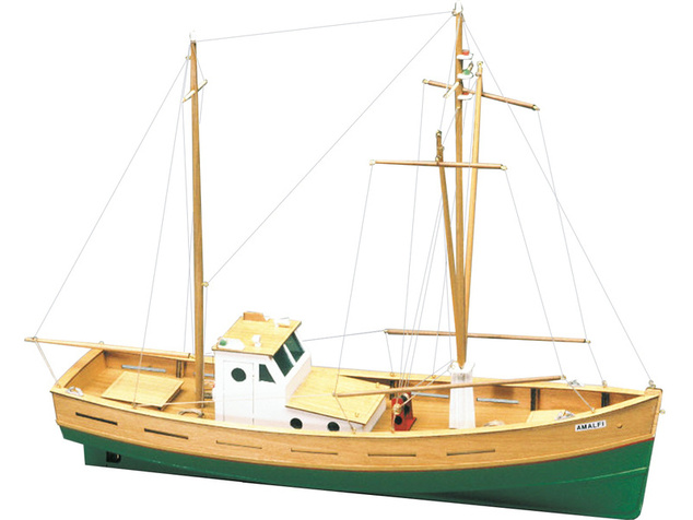 Mantua Modell Fischerboot Amalfi Bausatz 1:35