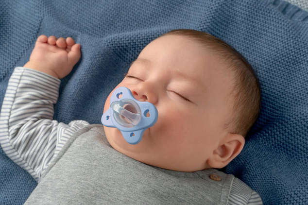 CHICCO Cumisüveg PhysioForma® Dual Soft kék 0-2m, 1 db