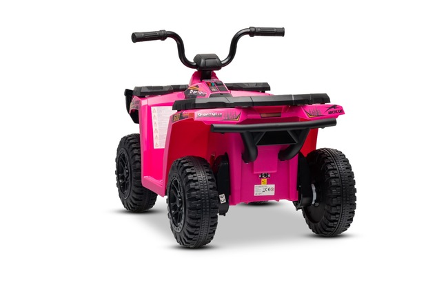 Licencovaná elektrická štvorkolka Arctic Cat 12V so zadným pohonom, ružová, LED svetlá, Lí