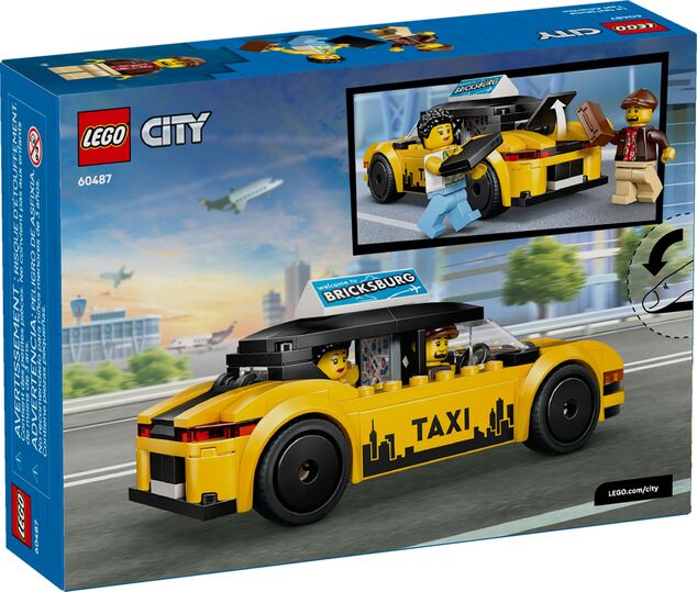 LEGO® City 60487 Gelbes Taxi
