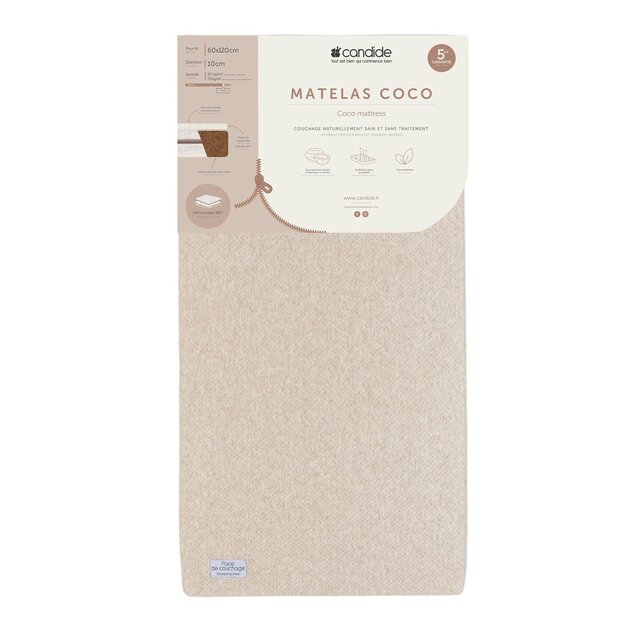 Materasso Coco 60x120x10 cm