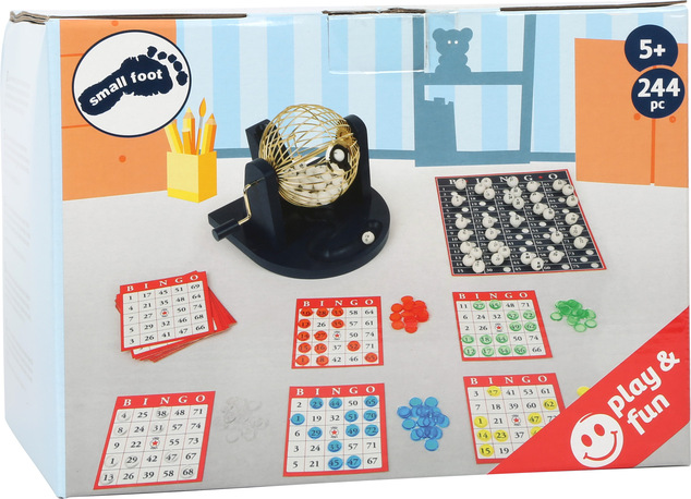 Small Foot Hra bingo s žrebovacím bubnom