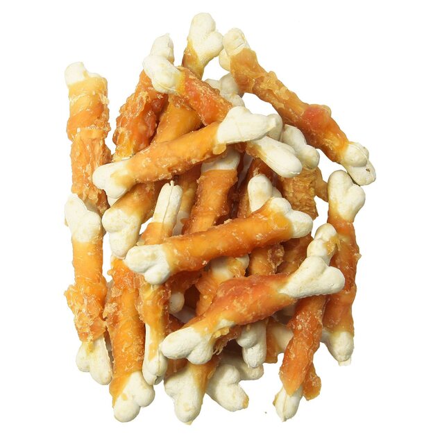 Pochúťka Rasco Premium kuracím obalené kosti 80g