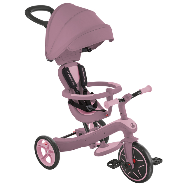 Globber trojkolka Explorer Trike 4in1 Ecologic Berry