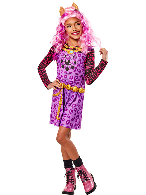 MONSTER HIGH Clawdeen detský kostým veľkosť XS(110-116cm)