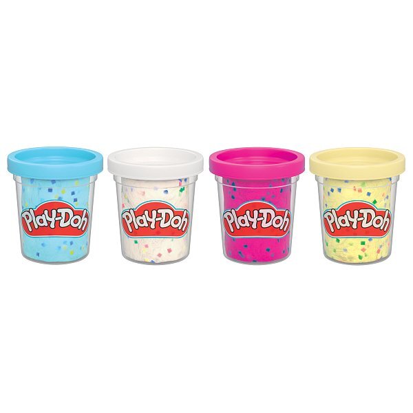 HASBRO - Play-Doh 4ks téglikov s konfetami