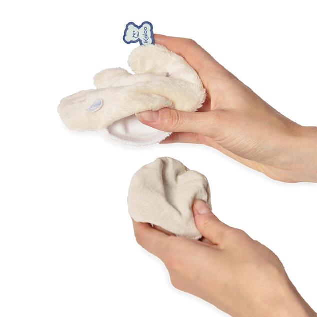 Kaloo Petit Calme Plyšový medveď s levanduľovým vankúšom chladiaci ukludňujúci 9 cm