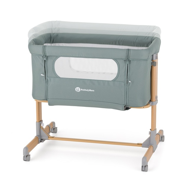 PETITE&amp;MARS Kinderbett verstellbar Grace Compacti Foggy Green