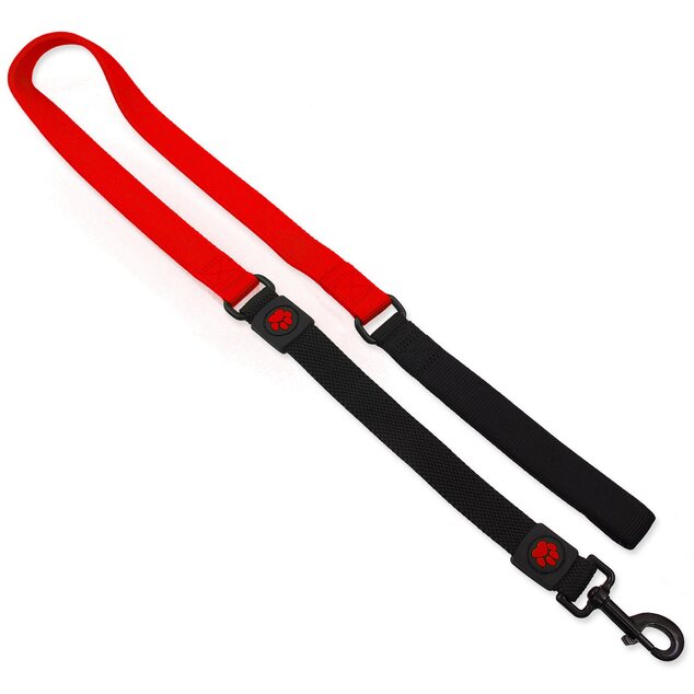 Vodítko Active Dog Bungee Neoprene M červené 2x120cm
