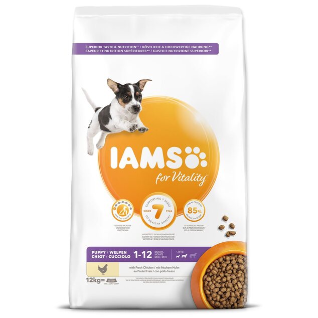 IAMS Dog Puppy Small &amp; Medium Chicken 12kg
