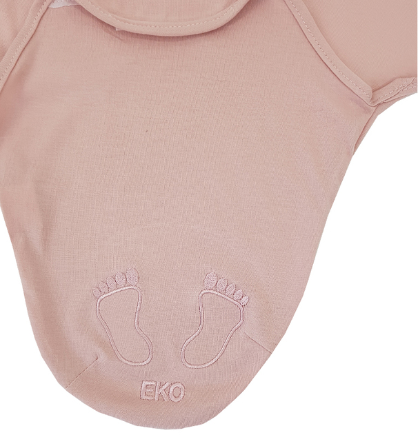 EKO Zavinovačka bavlnená Ulitka Powder pink 3-6 kg