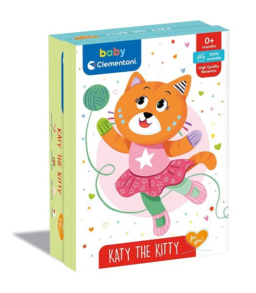 Clemmy baby - Môj prvý plyšák - Mačička v darček. kazete