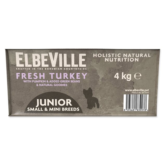 Krmivo ELBEVILLE Puppy and Junior Mini Healthy Development Fresh Turkey 4kg