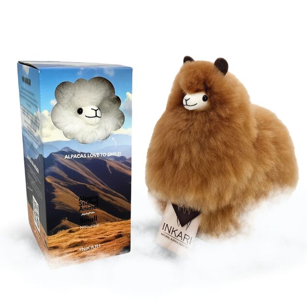 INKARI Plyšová hračka Alpaca Small Hazelnut 23cm