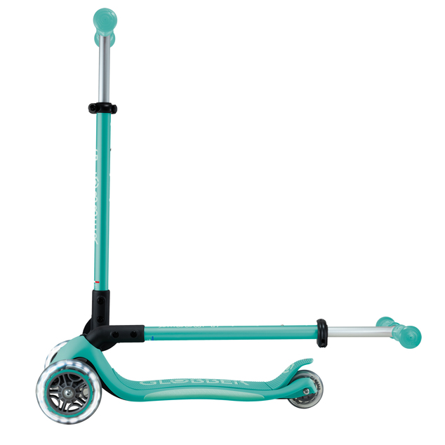 Globber detská skladacia kolobežka Elite Lights Dark Mint