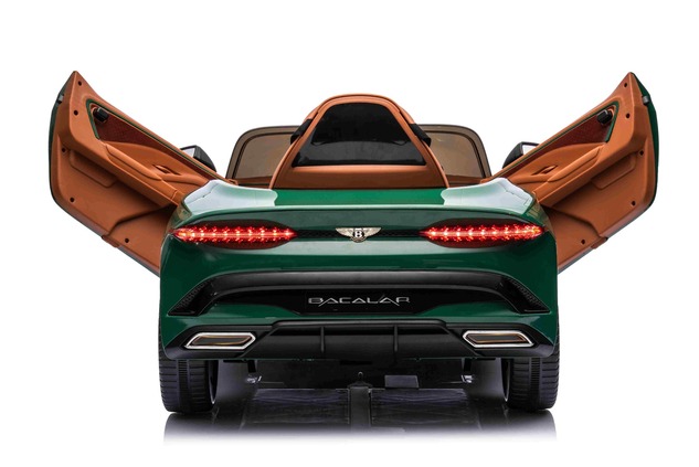 Elektrické autíčko Bentley Bacalar 12V, zelené, Dvere otvárajúce sa nahor, 2.4 GHz diaľkov