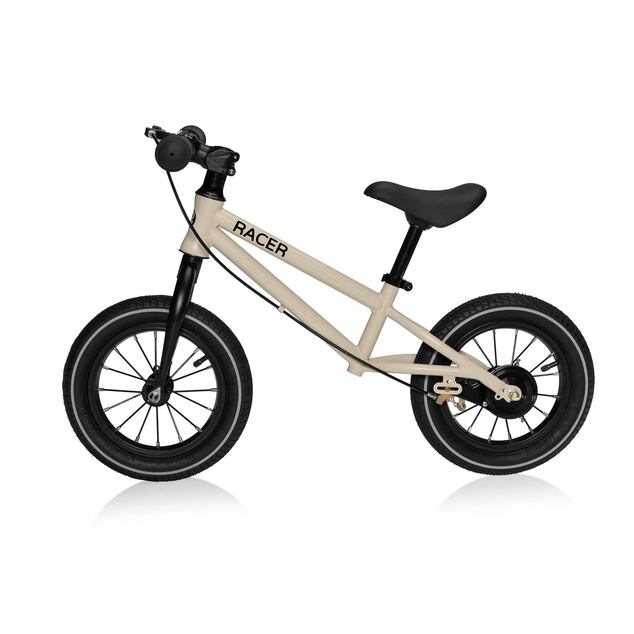Bicicletta senza pedali Racer con freno, Beige Sabbia
