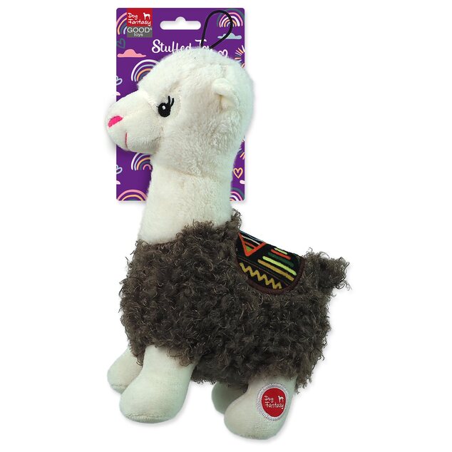 Hračka Dog Fantasy Stuffed Toy lama pískacia mix farieb 26cm