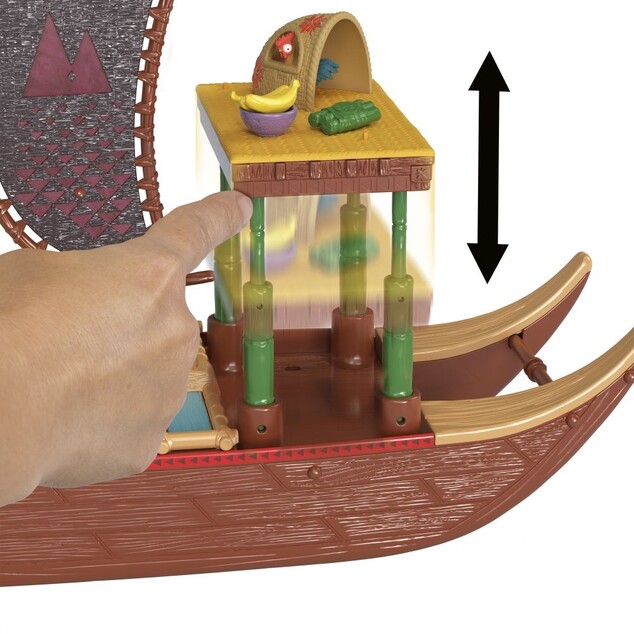 Mattel Disney Garland Vaiana Bateau transformable